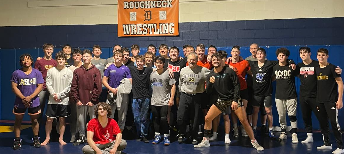Roughneck Wrestling Club team or practice room photo